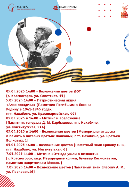 Митинги, патриотические акции, возложение цветов.