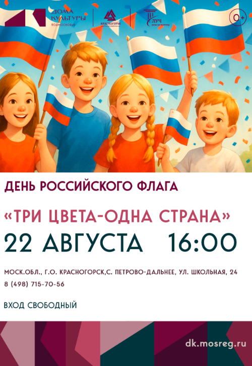 День Российского флага «Три цвета-одна страна»