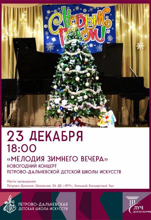 Новогодний концерт «Мелодия зимнего вечера»