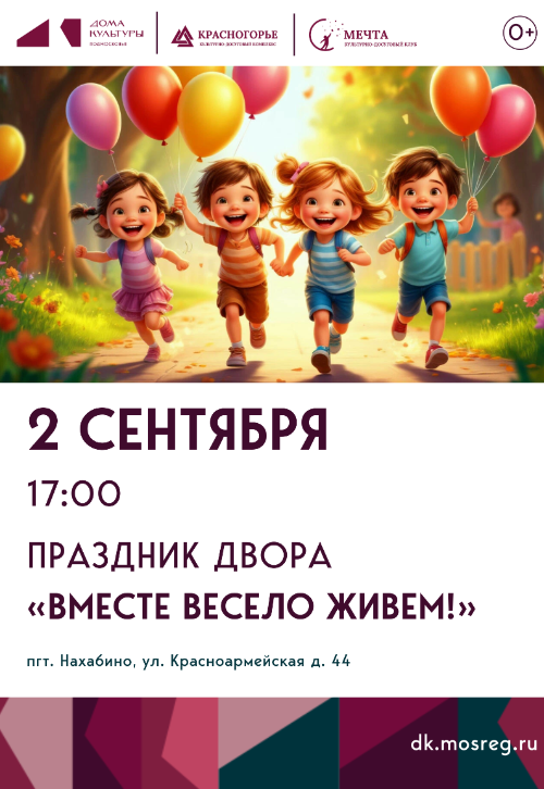 Праздник двора «Вместе весело живем!»